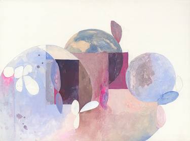 Original Abstract Outer Space Paintings by Erin McCluskey Wheeler