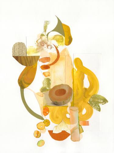 Print of Abstract Botanic Collage by Erin McCluskey Wheeler