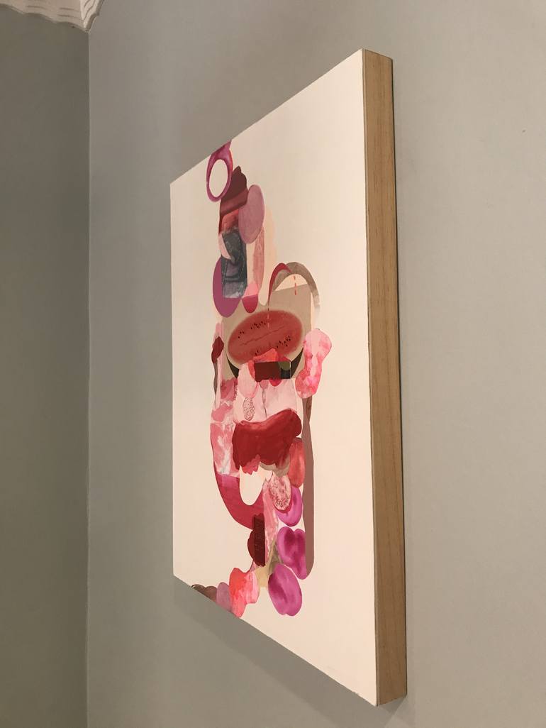 Original Abstract Botanic Collage by Erin Mccluskey Wheeler