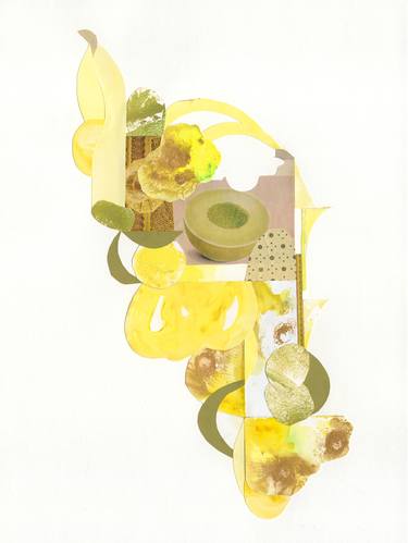 Print of Abstract Botanic Collage by Erin McCluskey Wheeler