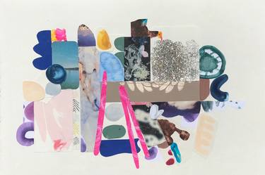 Original Modern Abstract Collage by Erin McCluskey Wheeler