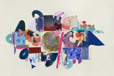 Original Abstract Collage by Erin McCluskey Wheeler