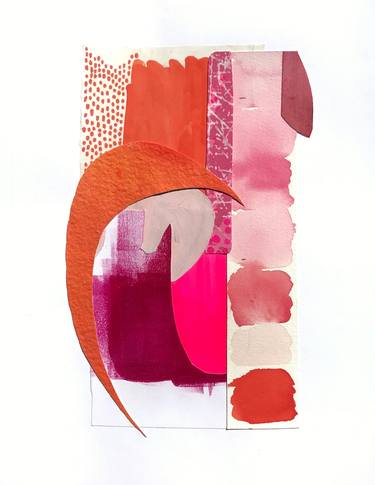 Original Modern Abstract Collage by Erin McCluskey Wheeler