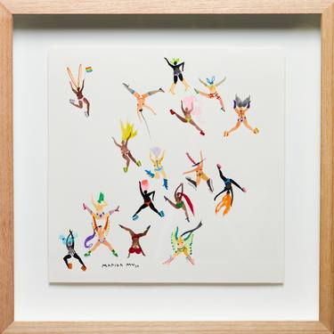 Original Figurative People Paintings by Marisa Mu