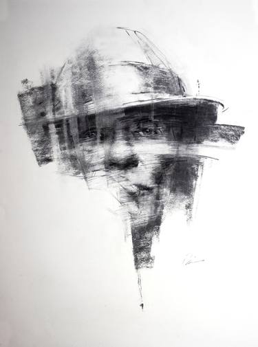 Original Abstract Portrait Drawings by Shima Rabiee