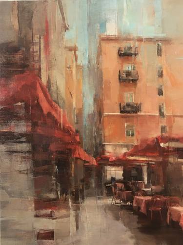 Original Abstract Places Paintings by Shima Rabiee