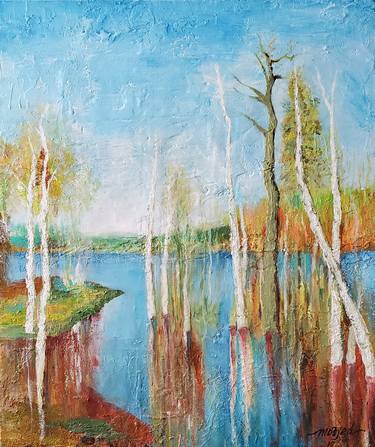 Original Impressionism Nature Paintings by Moayed Shlemon
