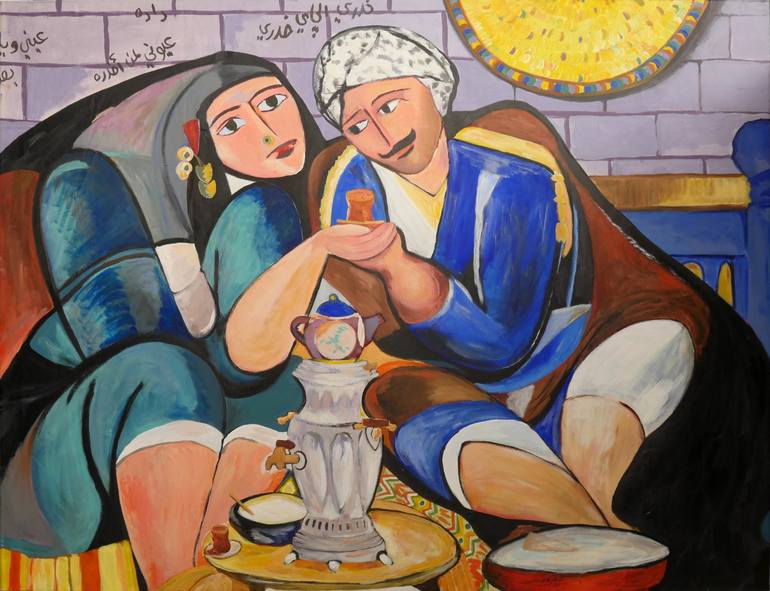 Original Impressionism Culture Paintings by Moayed Shlemon