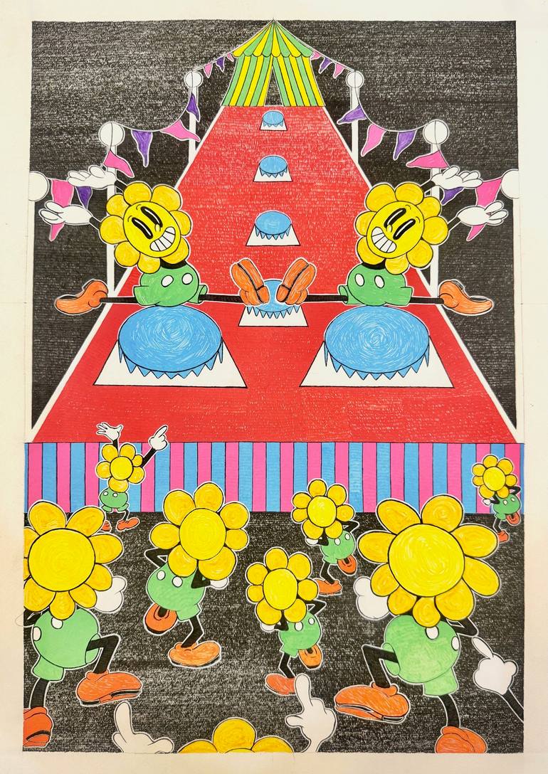 Original  Drawing by Wayne Chan