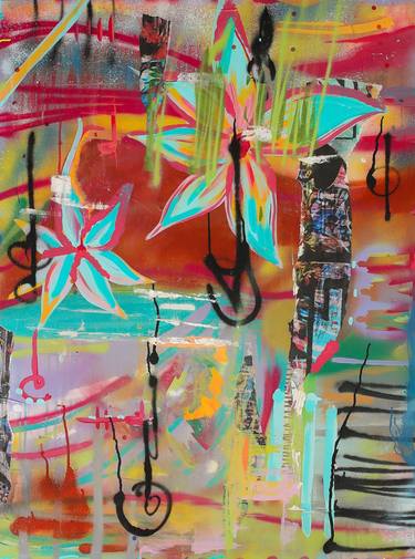 Print of Abstract Expressionism Graffiti Paintings by Electricsoil Visuals