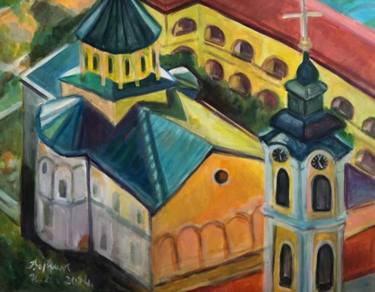 Original Expressionism Religion Paintings by Verica Ilic Milovanovic