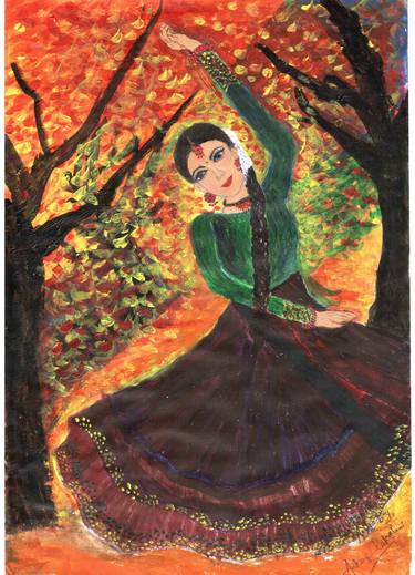 Print of Fine Art Performing Arts Paintings by Ankani Lakshmi