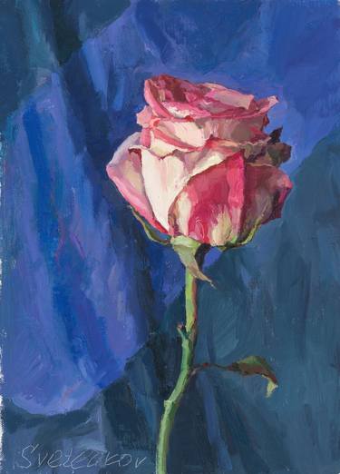 Original Figurative Floral Painting by Sergey Svetlakov