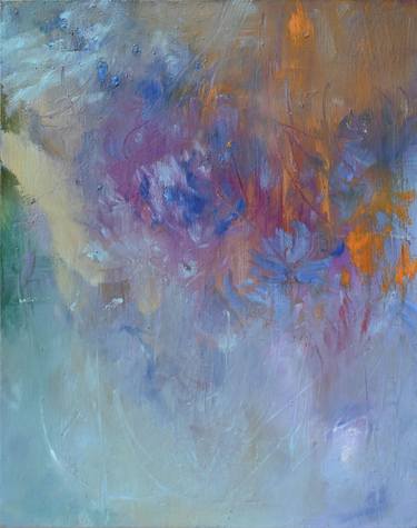Original Abstract Floral Paintings by Cynthia Young