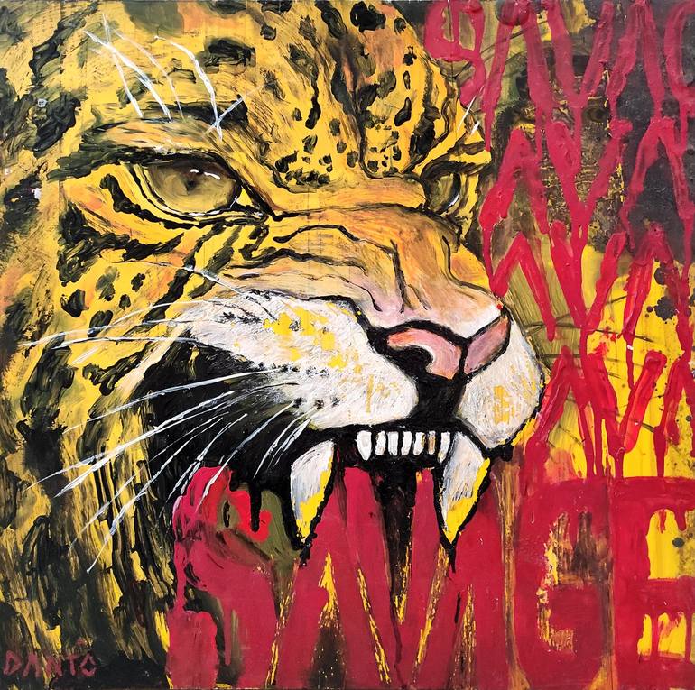 Savage Painting by Irene D'Anto | Saatchi Art