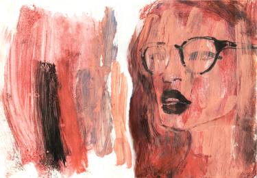 Original Abstract Expressionism Women Drawings by Irene D'Anto
