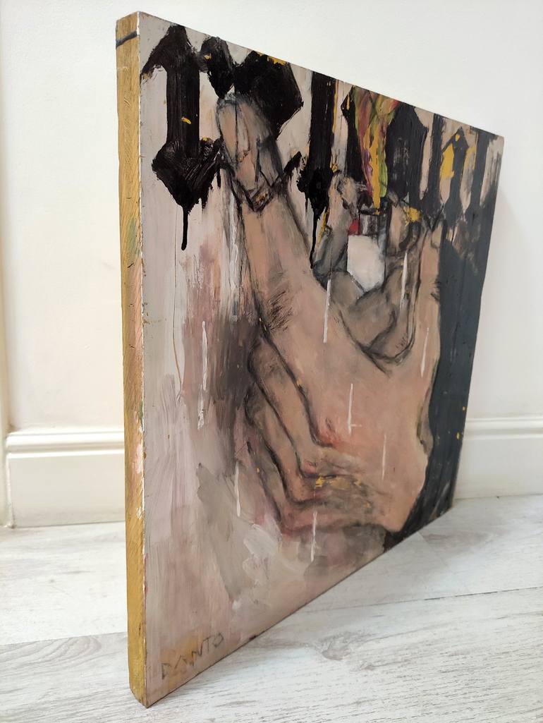 Original Figurative Love Painting by Irene D'Anto