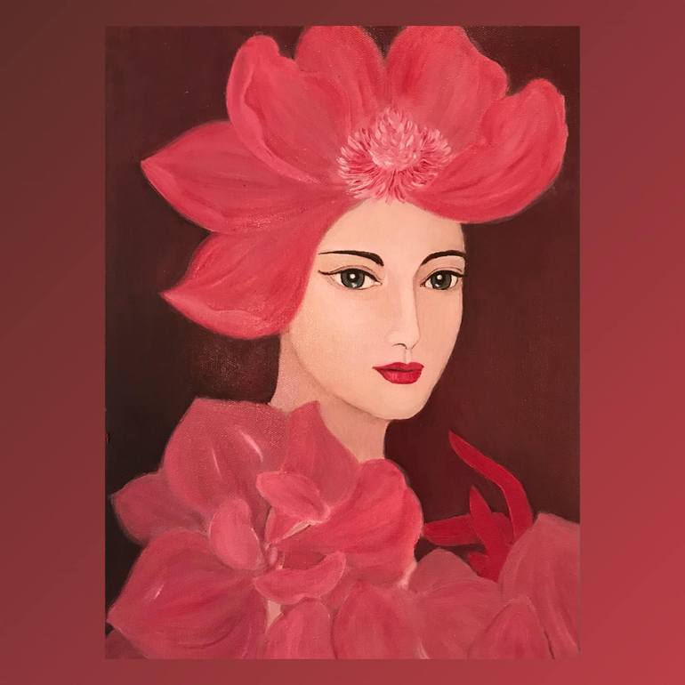 Original Figurative People Painting by Thuy Luna