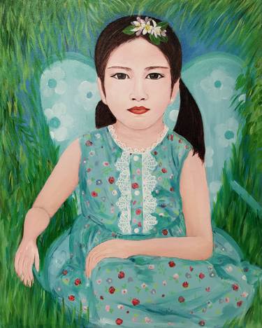 Print of Portrait Paintings by Thuy Luna