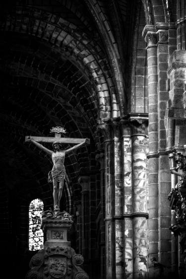 Of Spain - Catedral de Avila - Black And White thumb