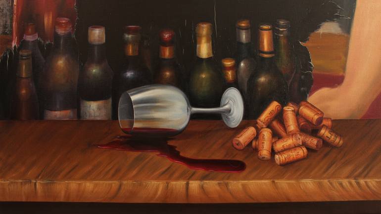 Original Realism People Painting by Ehsan Bayat