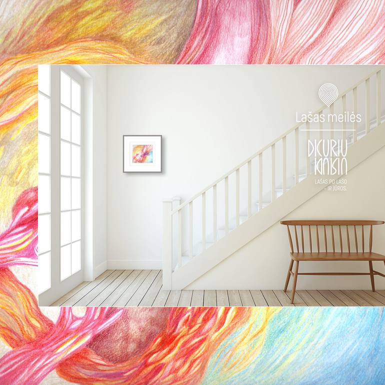 Original Abstract Nature Drawing by Kristė PečIulienė