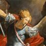  Archangel Michael Painting by Darko Topalski - detail