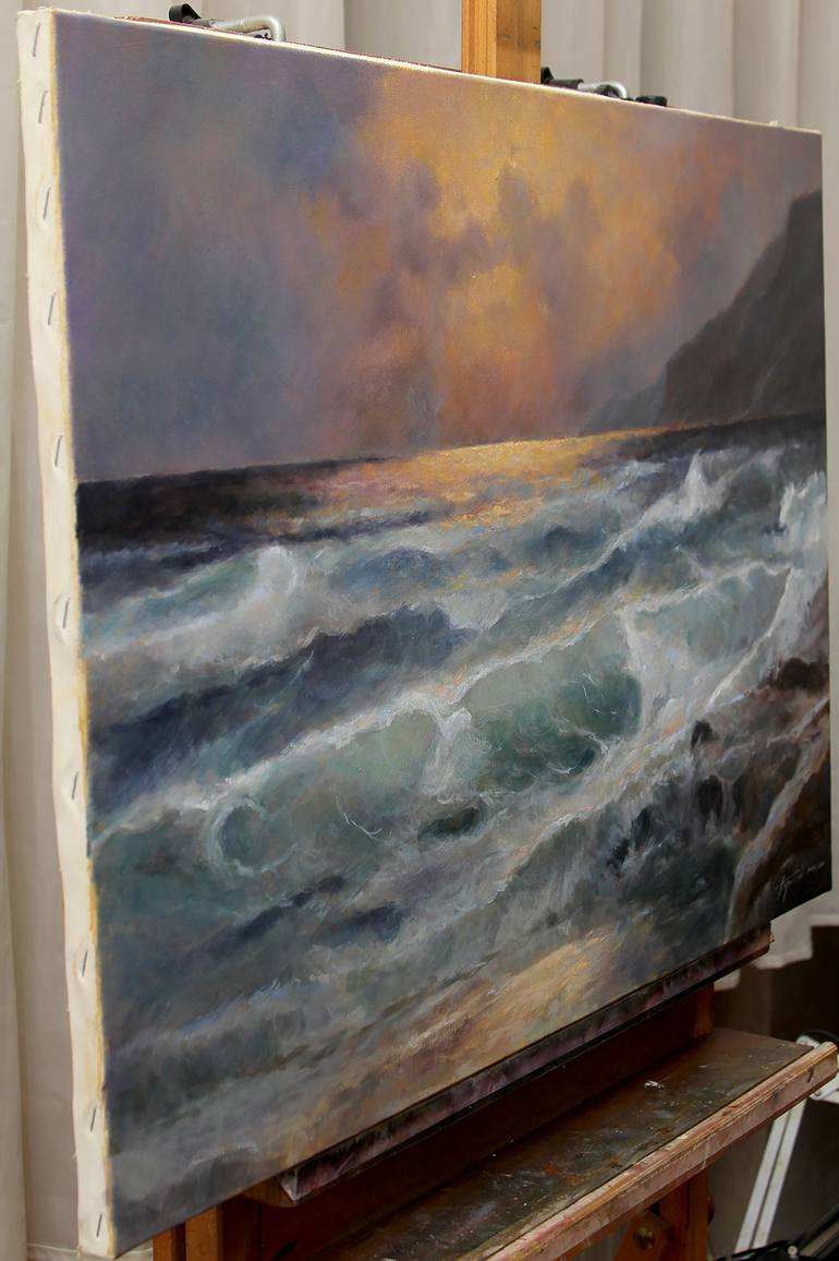 Original Seascape Painting by Darko Topalski