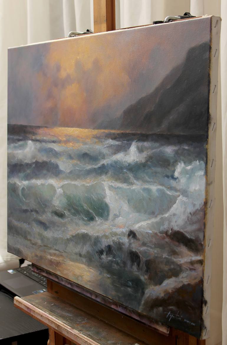 Original Seascape Painting by Darko Topalski