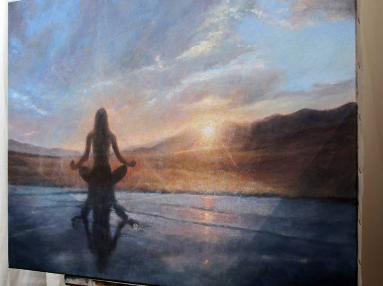 Original Figurative Time Painting by Darko Topalski
