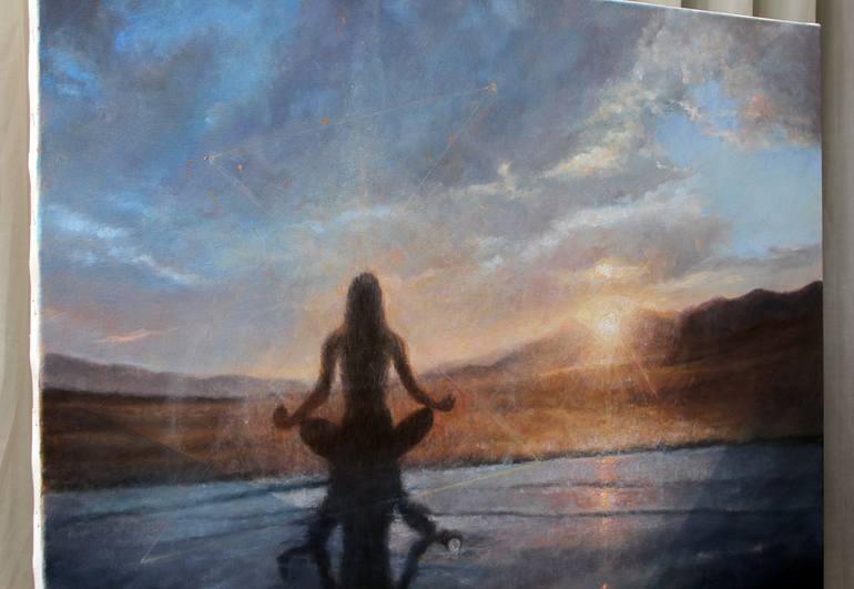 Original Figurative Time Painting by Darko Topalski
