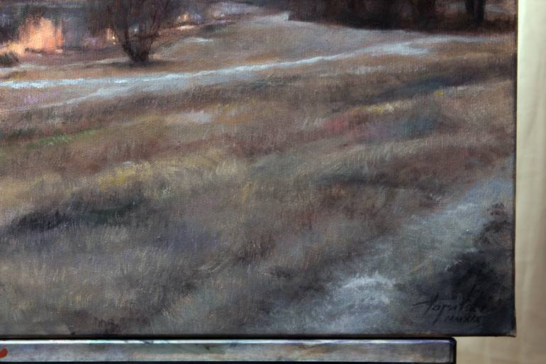 Original Realism Landscape Painting by Darko Topalski