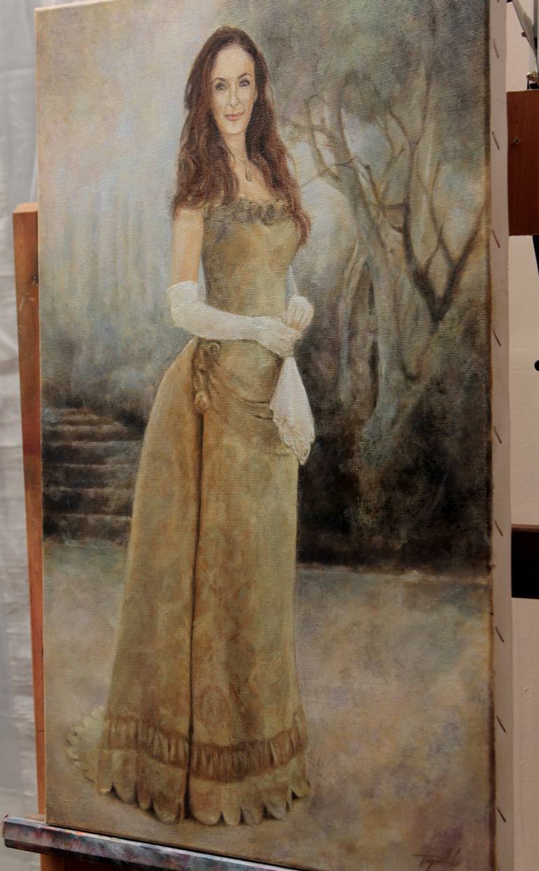 Original Figurative Women Painting by Darko Topalski