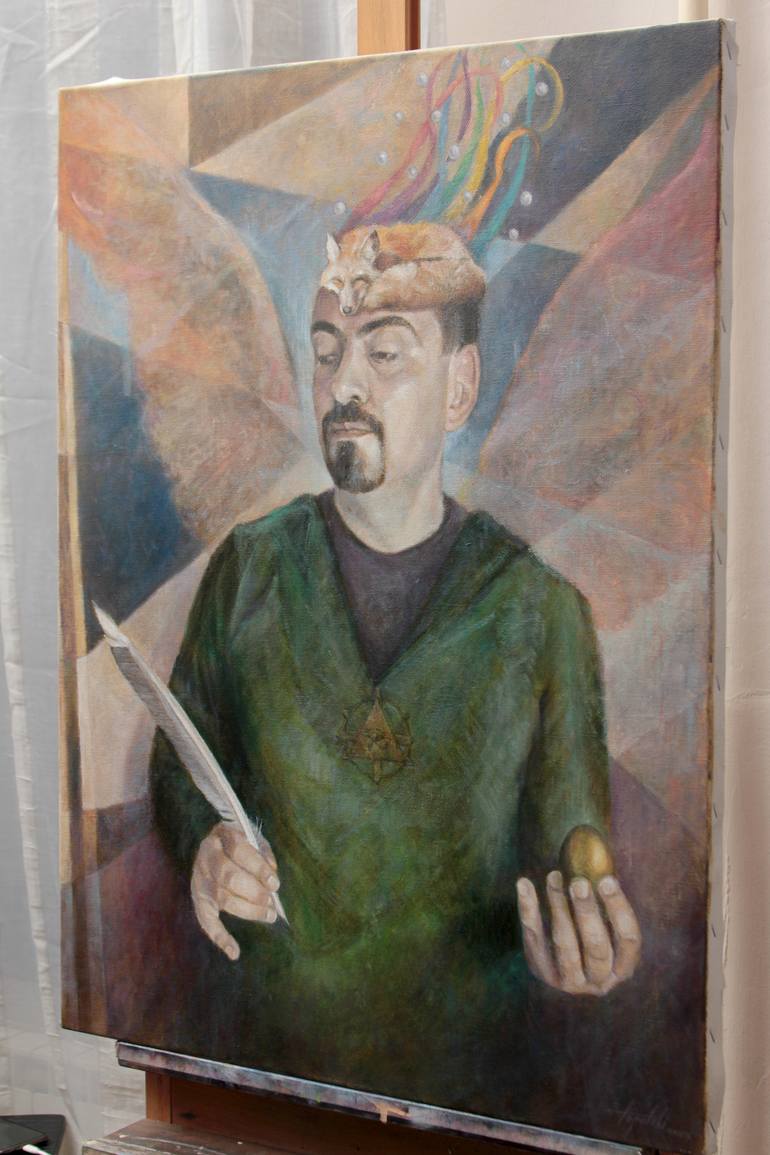 Original Figurative Fantasy Painting by Darko Topalski