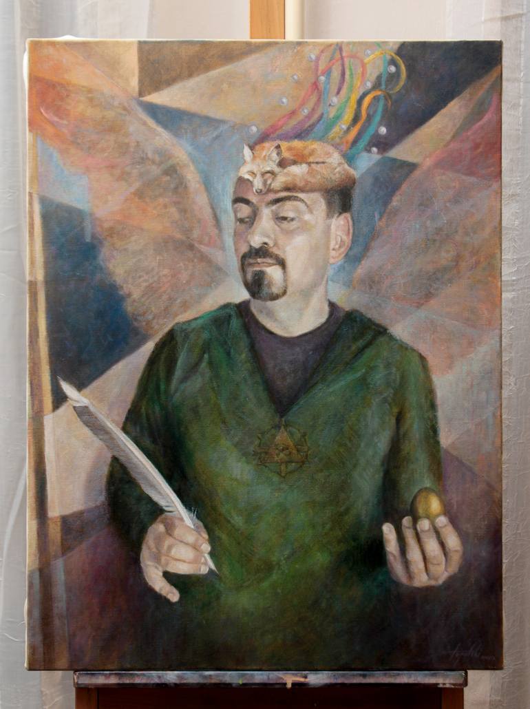 Original Figurative Fantasy Painting by Darko Topalski