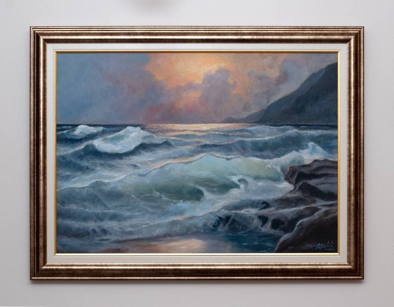 Original Other Seascape Painting by Darko Topalski