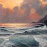By the Seaside by Topalski - Painting detail