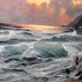 By the Seaside by Topalski - Painting Side