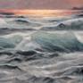 By the Seaside by Topalski - Painting detail