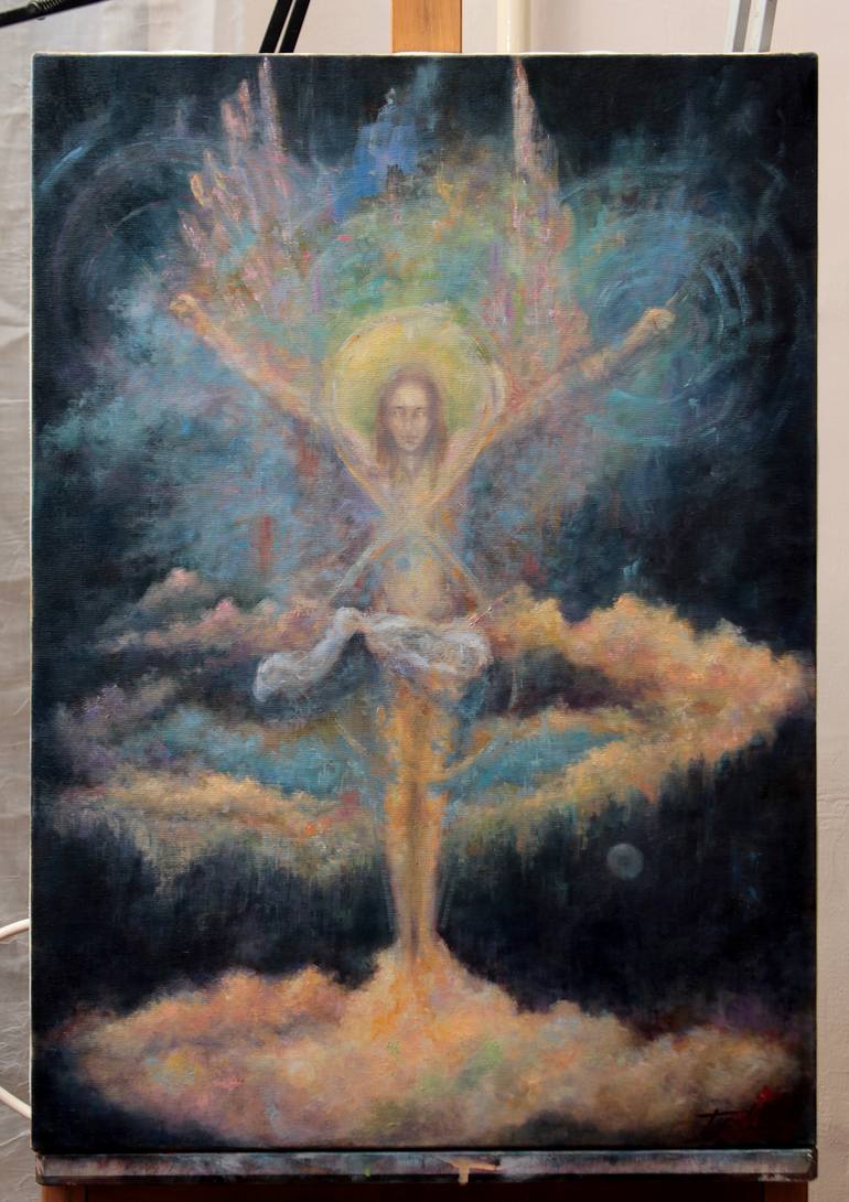 Original Figurative Fantasy Painting by Darko Topalski