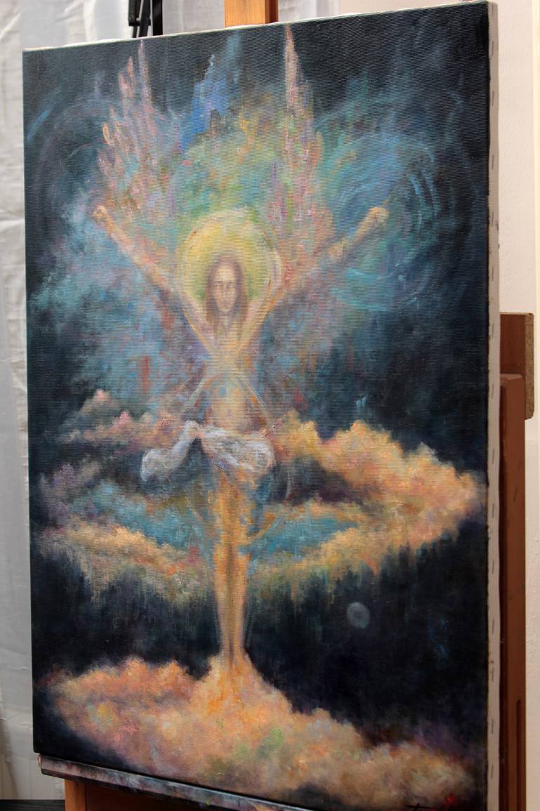 Original Figurative Fantasy Painting by Darko Topalski