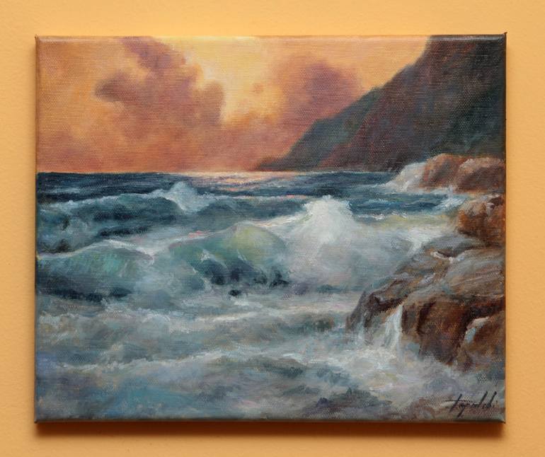Original Other Seascape Painting by Darko Topalski