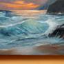 Sunset Seascape Painting by Darko Topalski - Signature