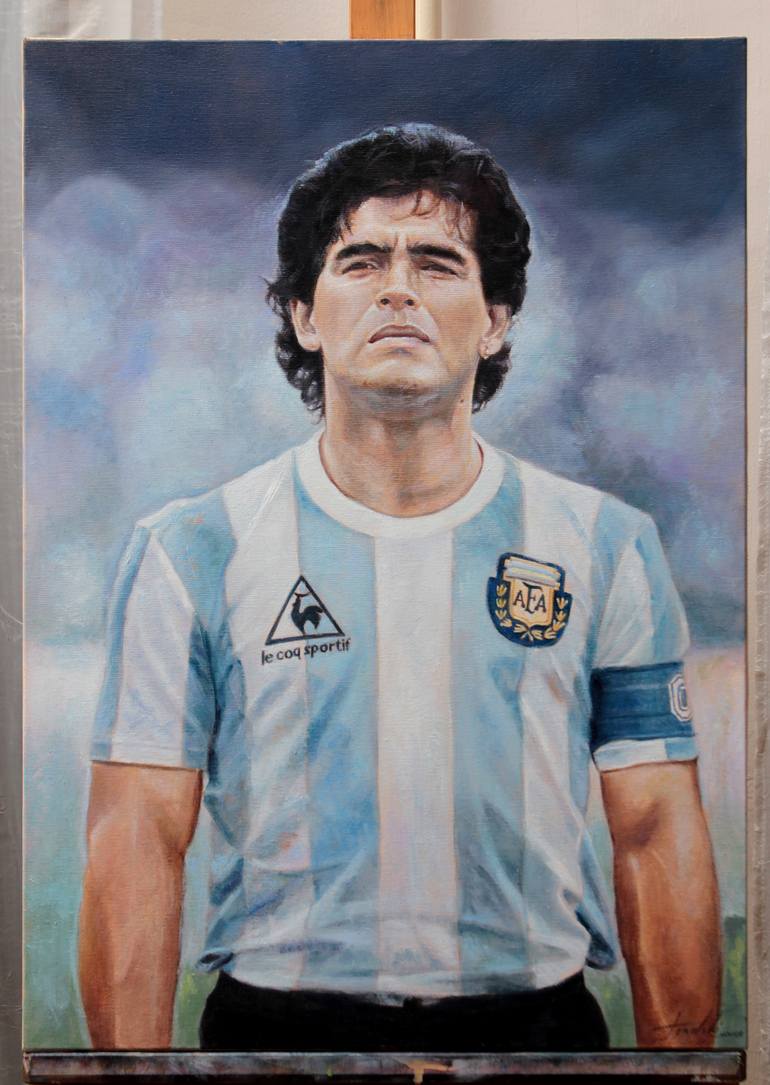 Original Figurative Sports Painting by Darko Topalski