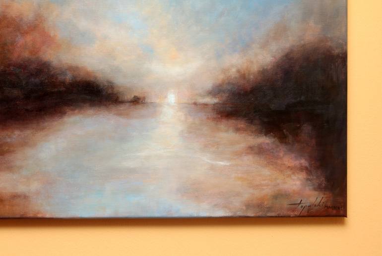Original Abstract Seascape Painting by Darko Topalski