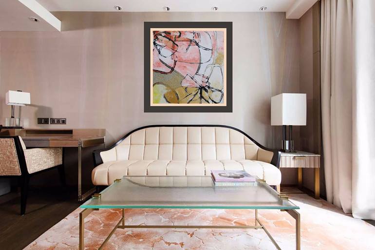 Original Figurative Floral Painting by Fuen Chin