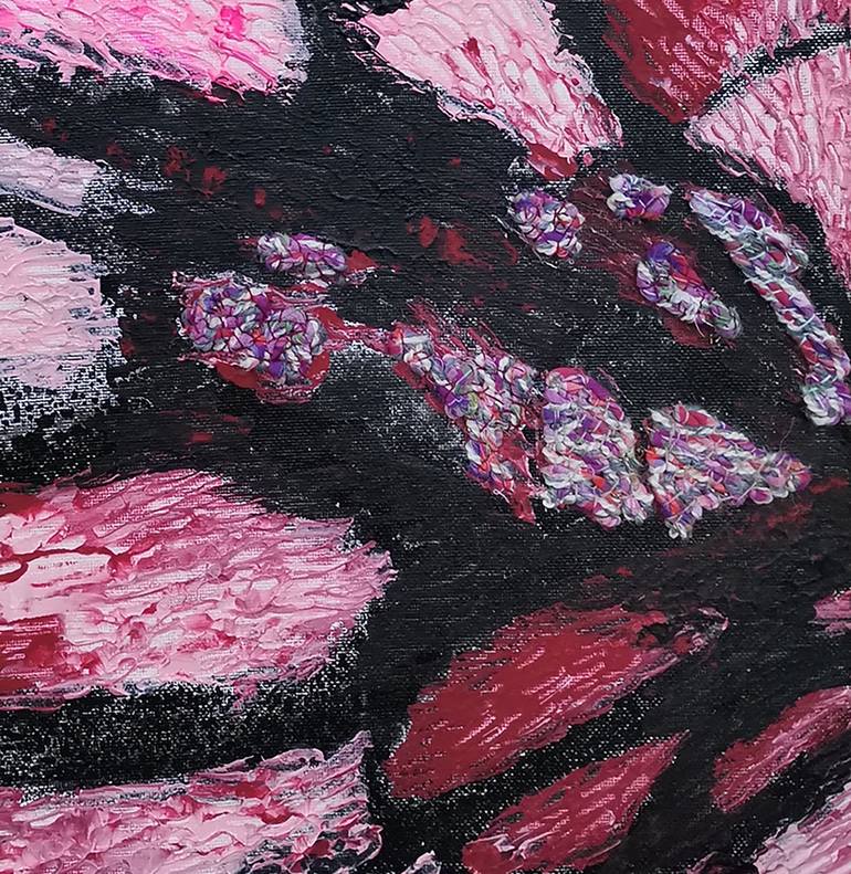 Original Abstract Expressionism Abstract Painting by Fuen Chin
