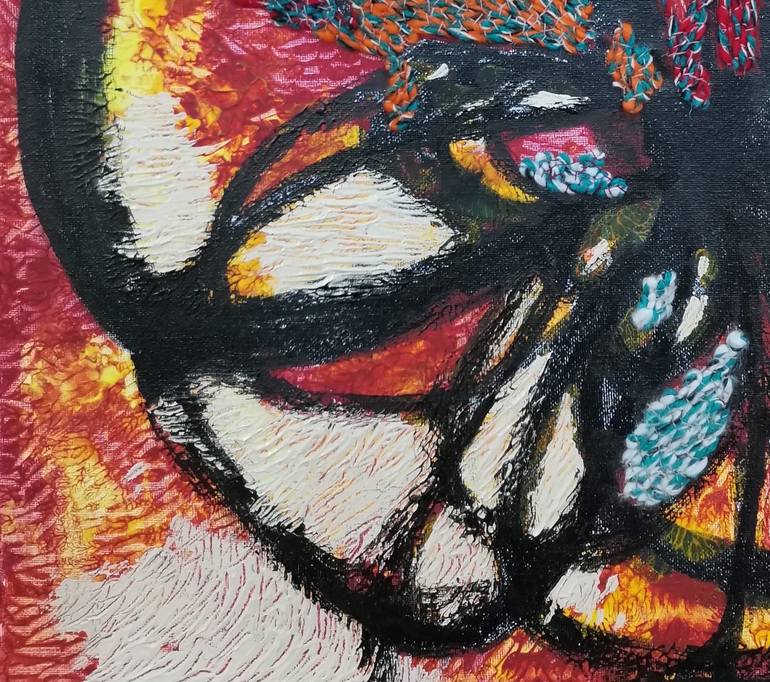 Original Abstract Expressionism Abstract Painting by Fuen Chin