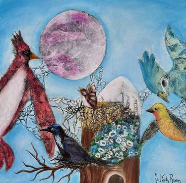 Original Contemporary Animal Painting by Juli Cady Ryan