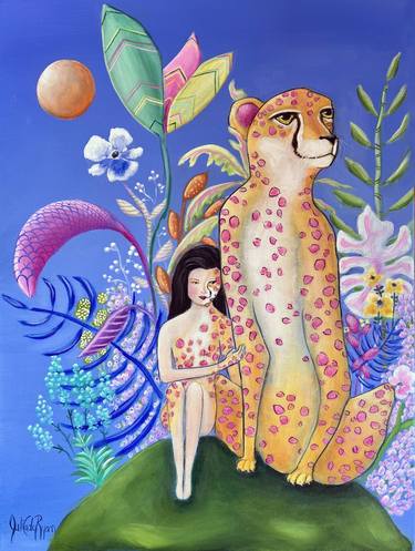 Original Contemporary Animal Painting by Juli Cady Ryan